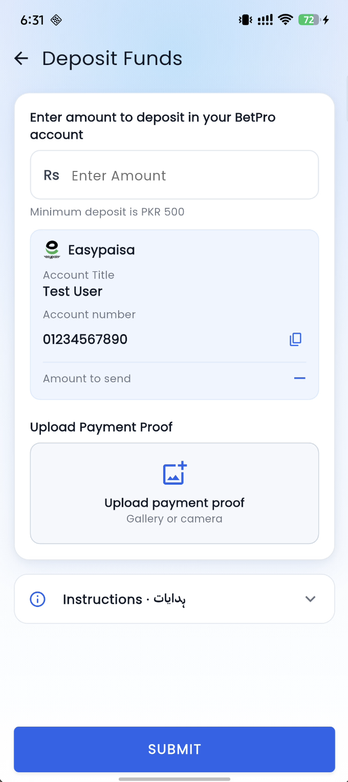 Deposit