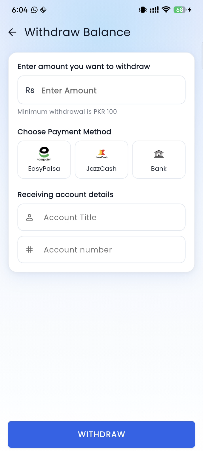 Withdraw